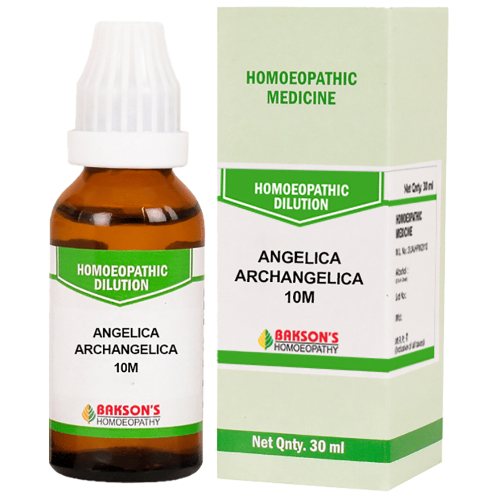 Bakson's Homeopathy Angelica Archangelica Dilution 10M bottle of 30 ml Dilution