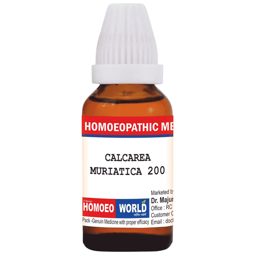 Dr. Majumder Homeo World Calcarea Muriatica Dilution(30ml Each) 200 CH bottle of 1 Pack