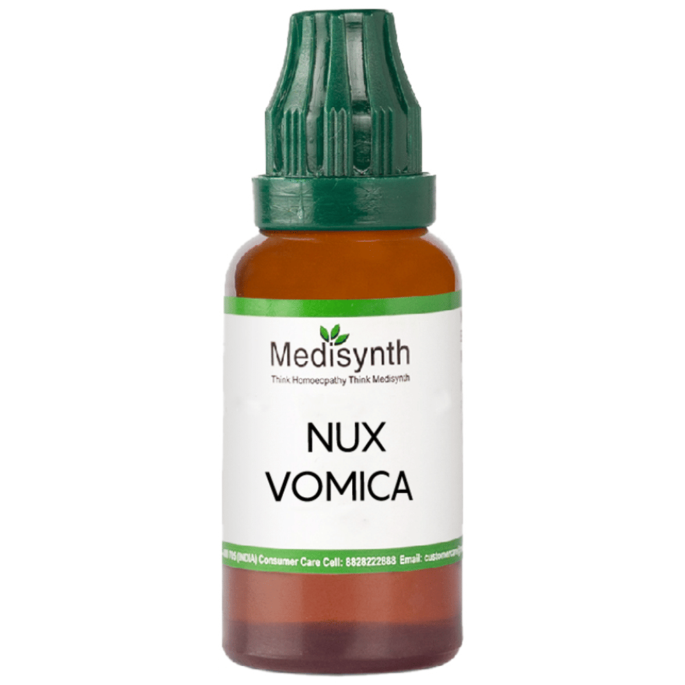 Medisynth Nux Vomica Dilution 30 bottle of 30 ml Dilution Medisynth Nux Vomica Dilution 30 bottle of 30 ml Dilution