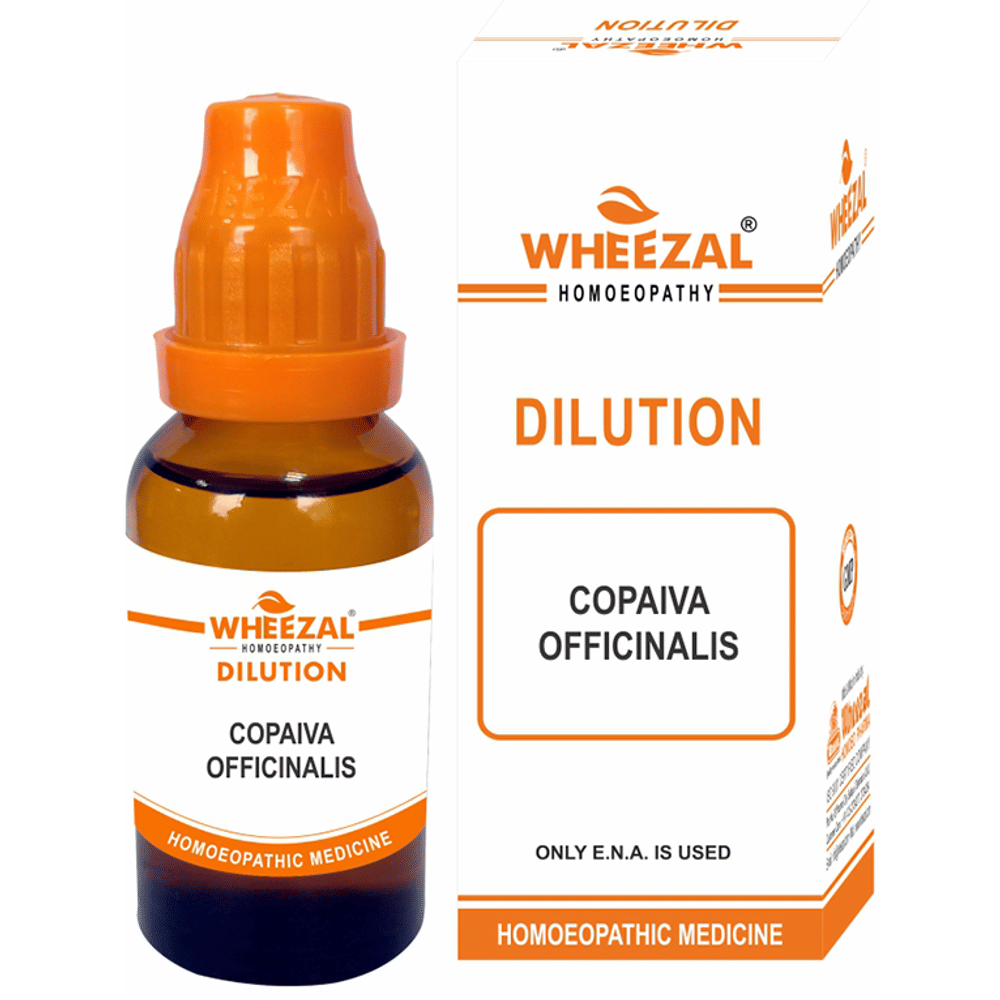 Wheezal Copaiba Officinalis Dilution 30 bottle of 30 ml Dilution