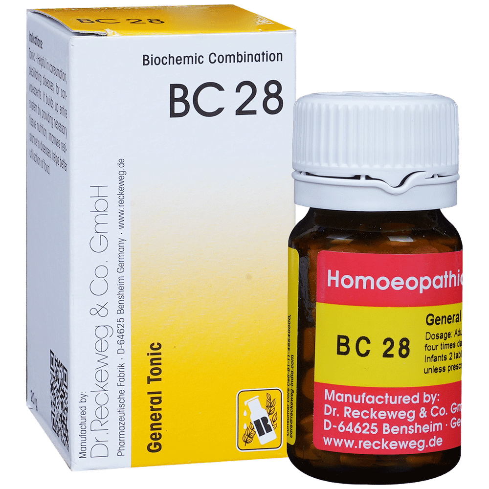 Dr. Reckeweg Bio-Combination 28 (BC 28) Tablet bottle of 20 gm Biocombination Tablet
