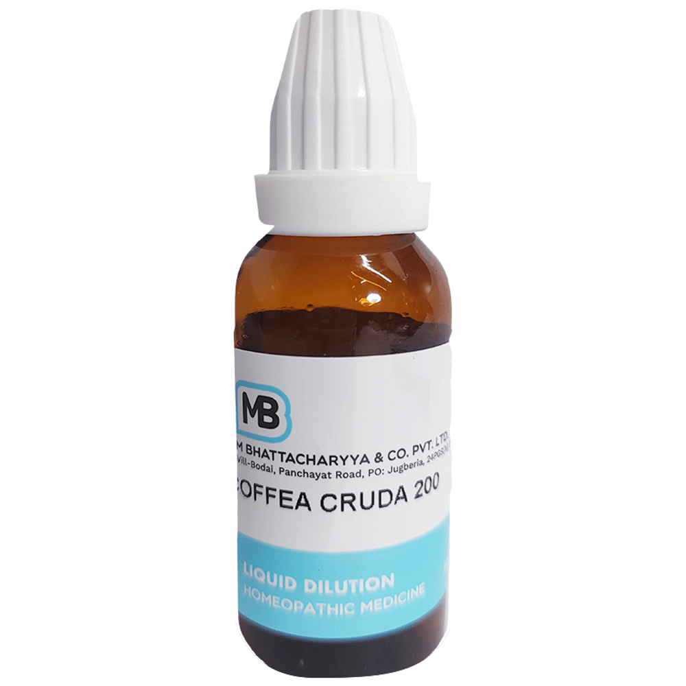 MB Coffea Cruda Dilution 200 bottle of 30 ml Dilution MB Coffea Cruda Dilution 200 bottle of 30 ml Dilution