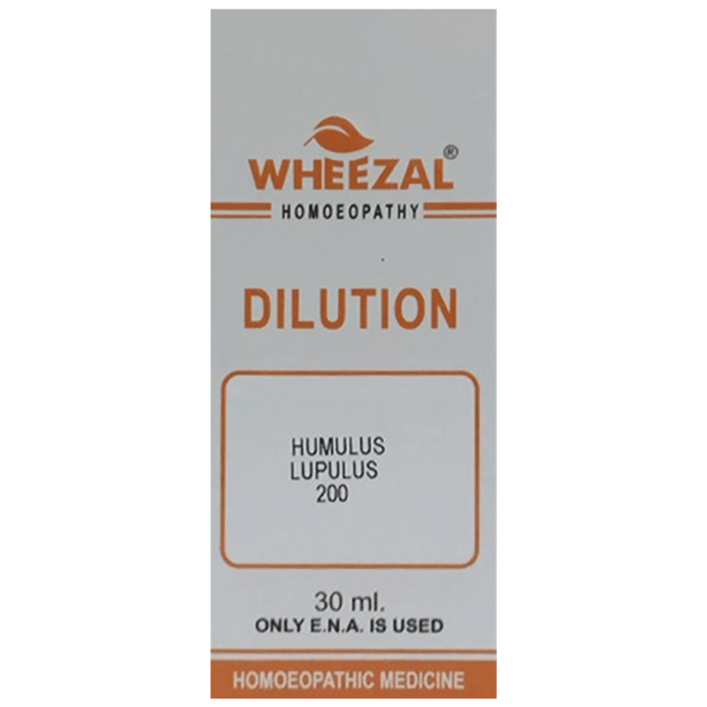 Wheezal Humulus Lupulus Dilution 200 bottle of 30 ml Dilution