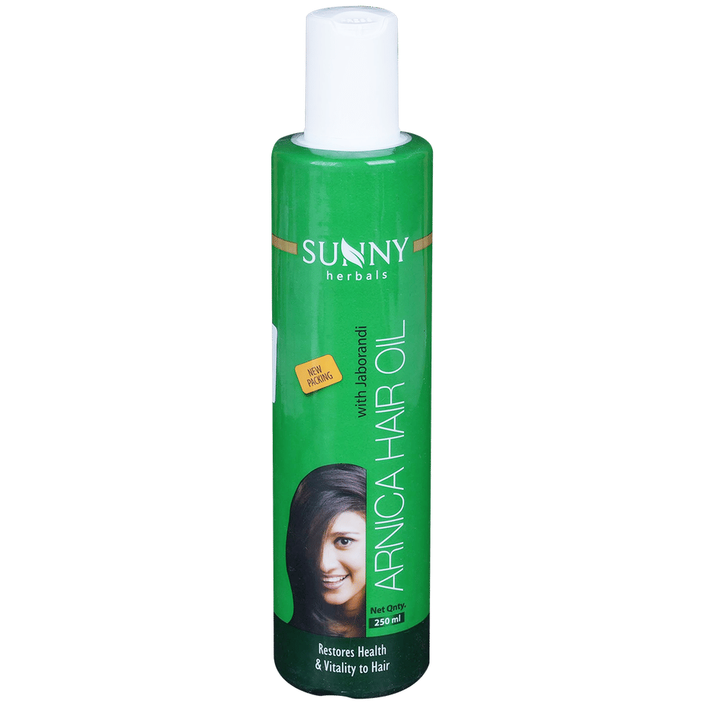 Bakson's Sunny Arnica Hair Oil with Jaborandi bottle of 250 ml Oil