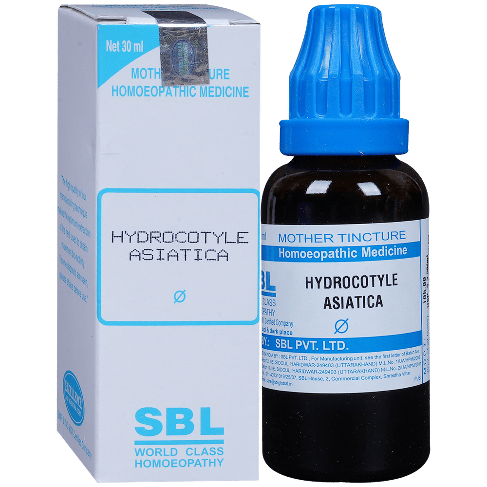 SBL Hydrocotyle Asiatica Mother Tincture Q bottle of 30 ml Mother Tincture