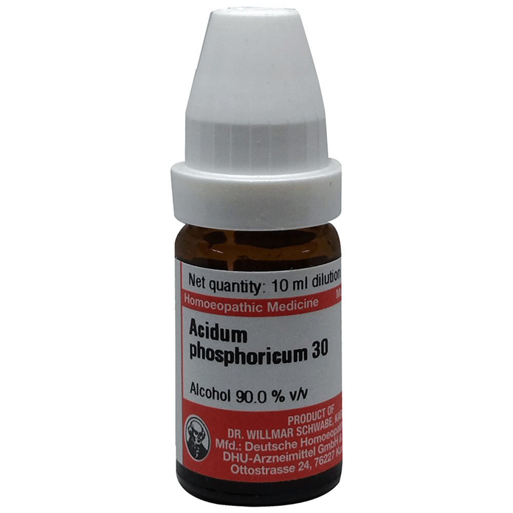 Dr Willmar Schwabe Germany Acidum Phosphoricum Dilution 30 bottle of 10 ml Dilution Dr Willmar Schwabe Germany Acidum Phosphoricum Dilution 30 bottle of 10 ml Dilution