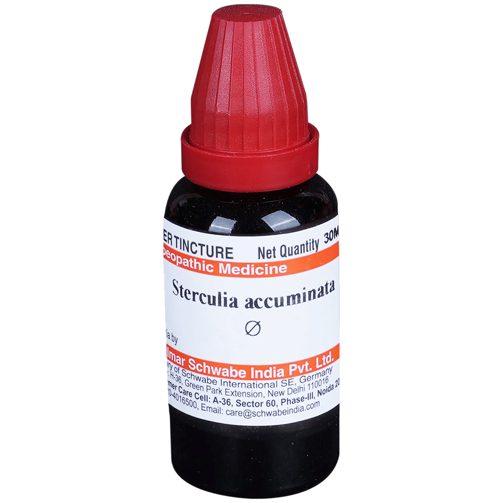 Dr Willmar Schwabe India Sterculia Acuminata Mother Tincture Q bottle of 30 ml Mother Tincture Dr Willmar Schwabe India Sterculia Acuminata Mother Tincture Q bottle of 30 ml Mother Tincture