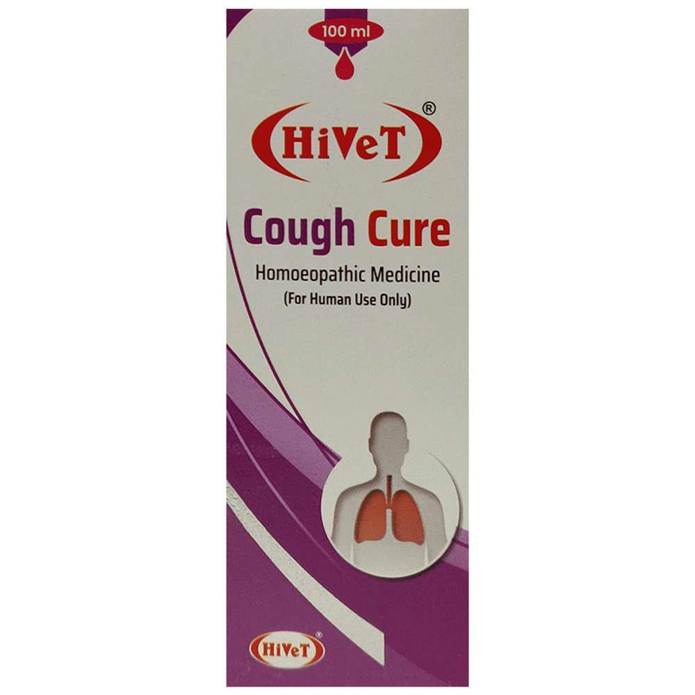 Hivet Cough Cure Syrup bottle of 100 ml Syrup