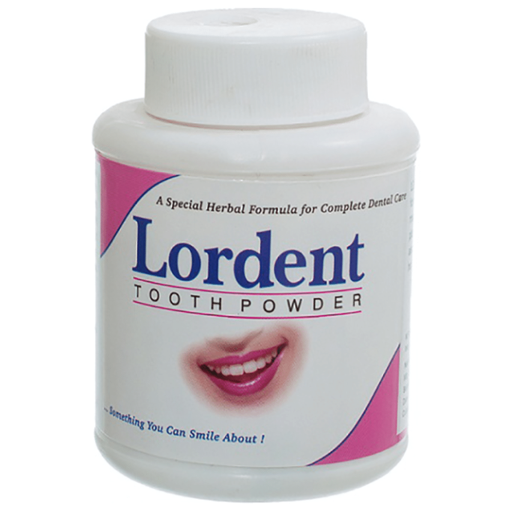 Lord's Lordent Tooth Powder bottle of 50 gm Powder Lord's Lordent Tooth Powder bottle of 50 gm Powder