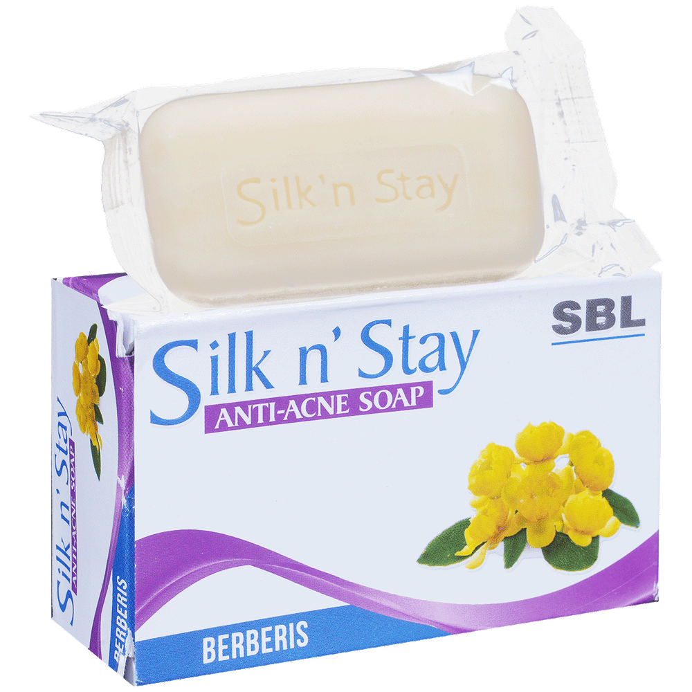SBL Silk N Stay Anti Acne Berberis Soap box of 75 gm Soap