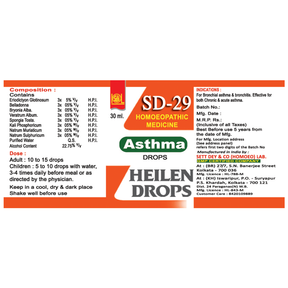 Sett Dey SD-29 Drop bottle of 30 ml Drop