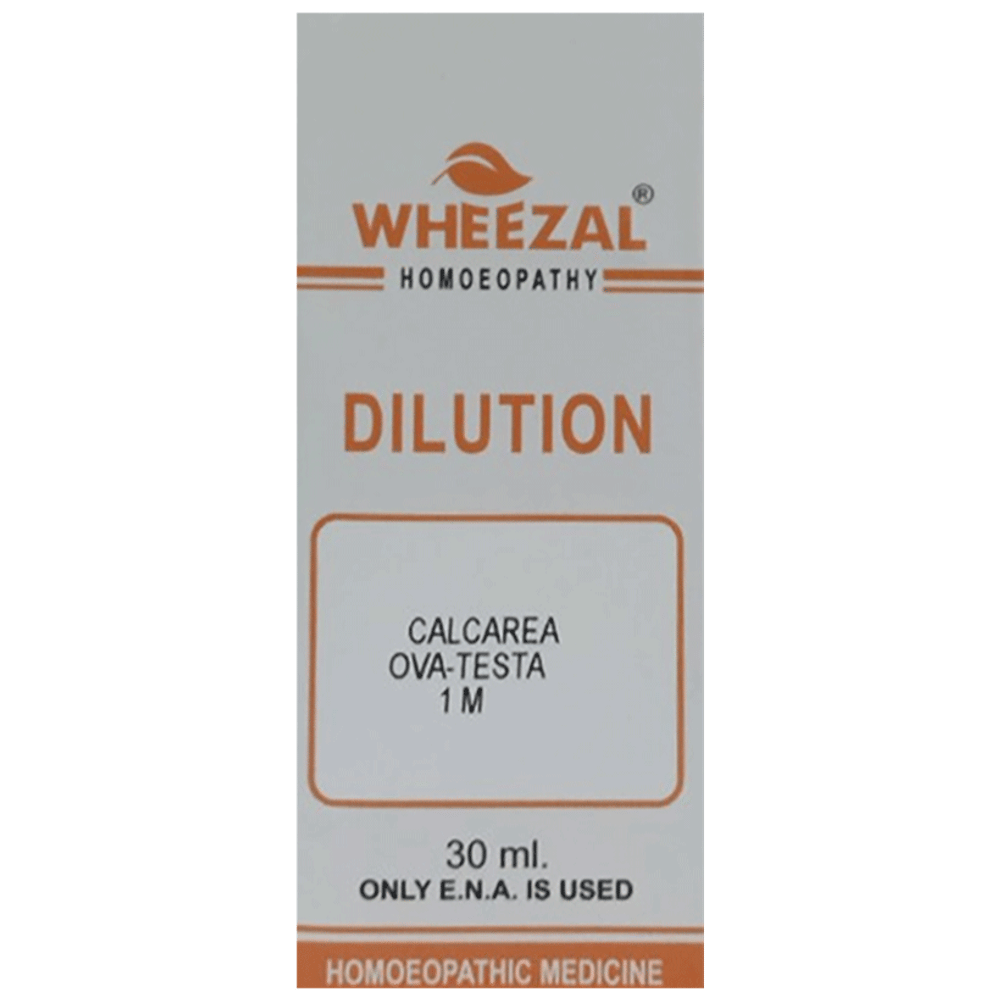 Wheezal Calcarea Ovatesta Dilution 1M bottle of 30 ml Dilution