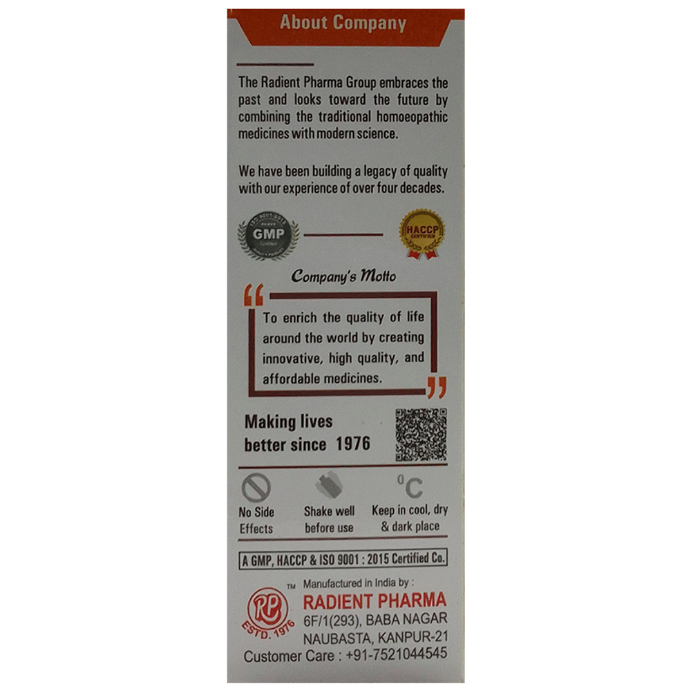 Radient 27 Asthma Oral Drops bottle of 30 ml Oral Drops