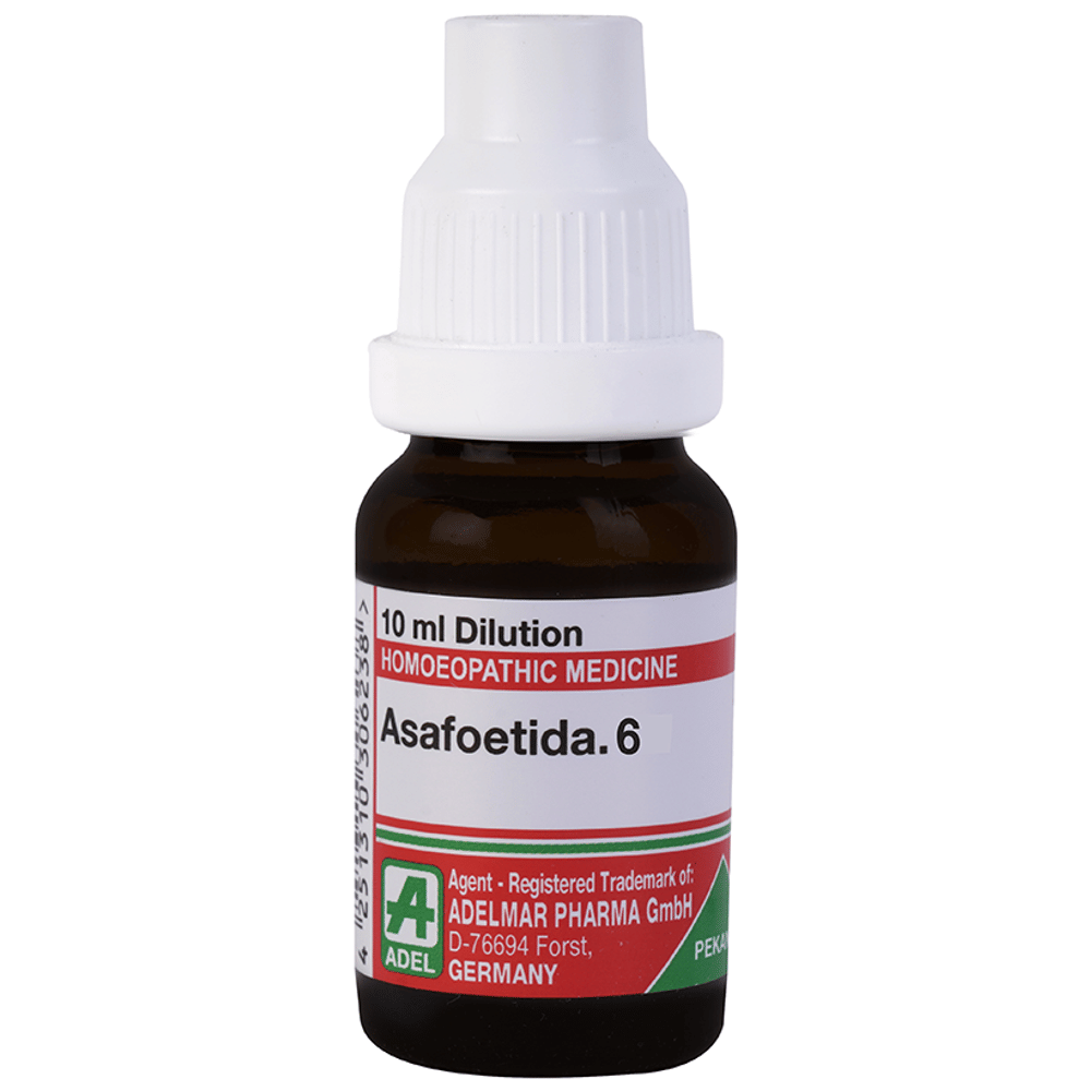 ADEL Asafoetida. Dilution 6 bottle of 10 ml Dilution