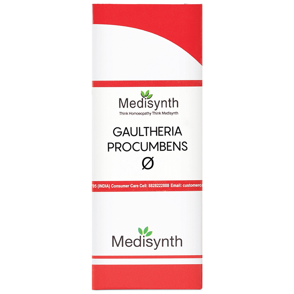 Medisynth Gaultheria Procumbens Mother Tincture Q bottle of 30 ml Mother Tincture
