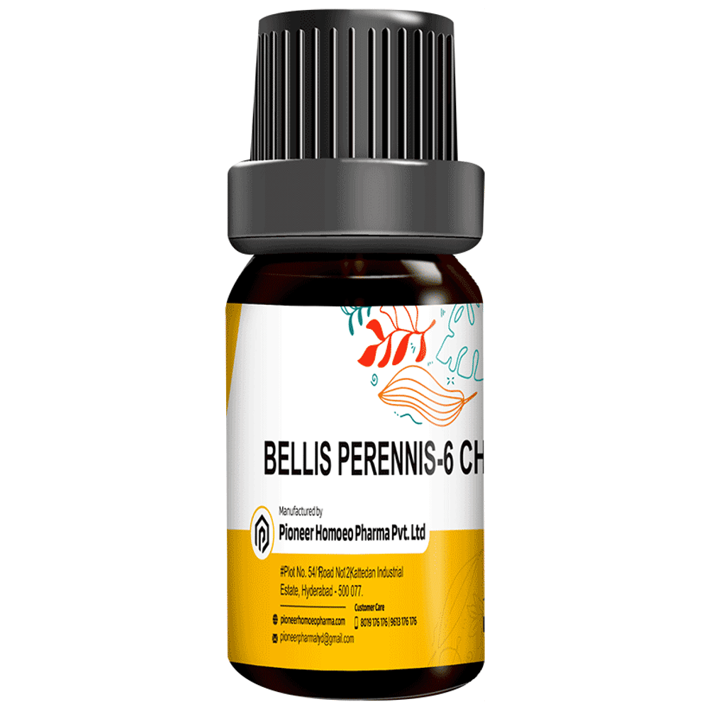 Pioneer Pharma Bellis Perennis Globules Pellets Multidose Pills 6 CH bottle of 150 tablets