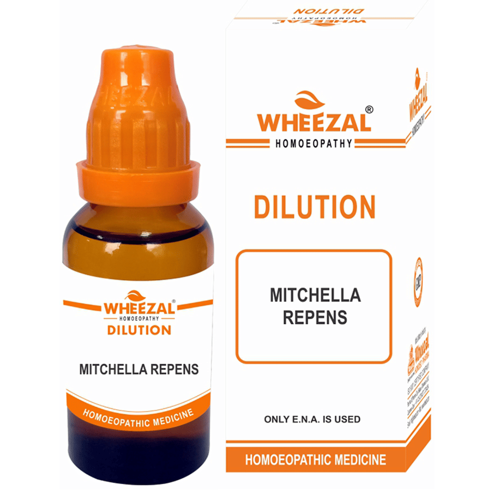 Wheezal Mitchella Repens Dilution 10M bottle of 30 ml Dilution