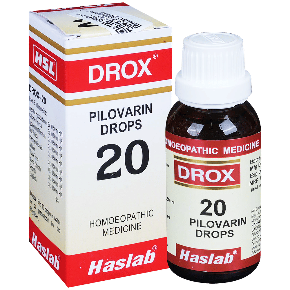 Haslab Drox 20 Pilovarin Drop bottle of 30 ml Drop