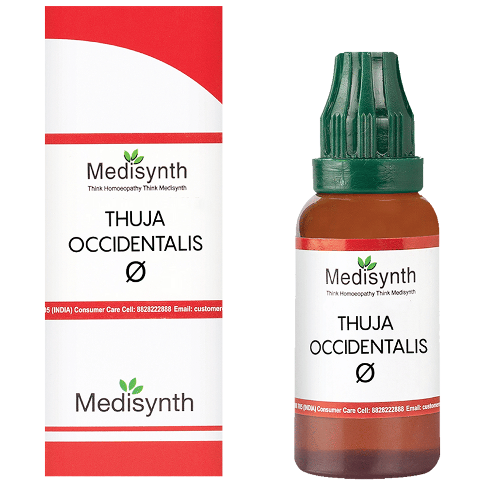 Medisynth Thuja Occidentalis Q bottle of 30 ml Mother Tincture Medisynth Thuja Occidentalis Q bottle of 30 ml Mother Tincture