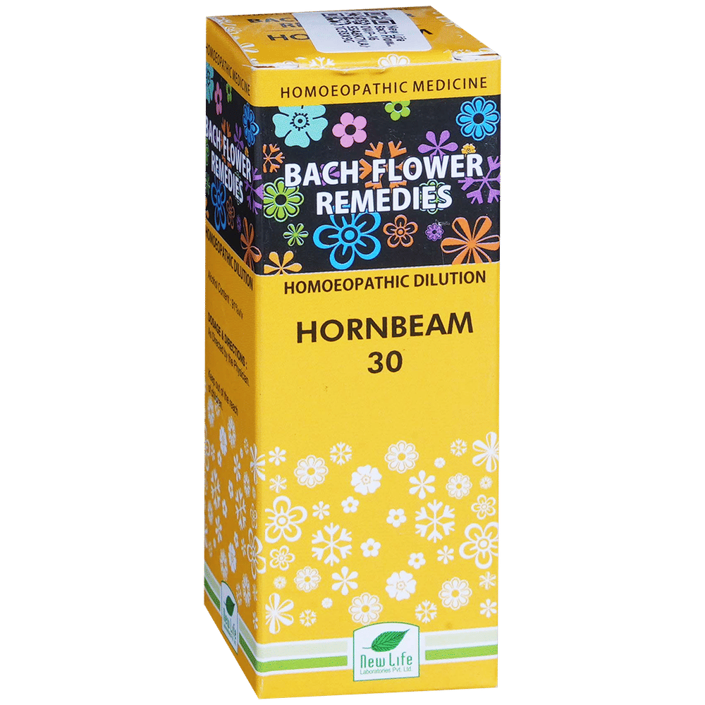 New Life Bach Flower Horn Beam 30 bottle of 30 ml Dilution New Life Bach Flower Horn Beam 30 bottle of 30 ml Dilution