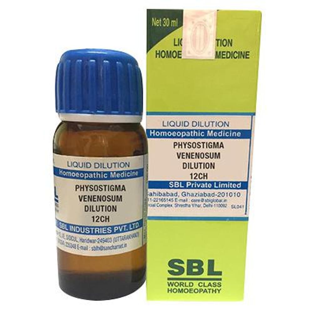 SBL Physostigma Venenosum Dilution 12 CH bottle of 30 ml Dilution