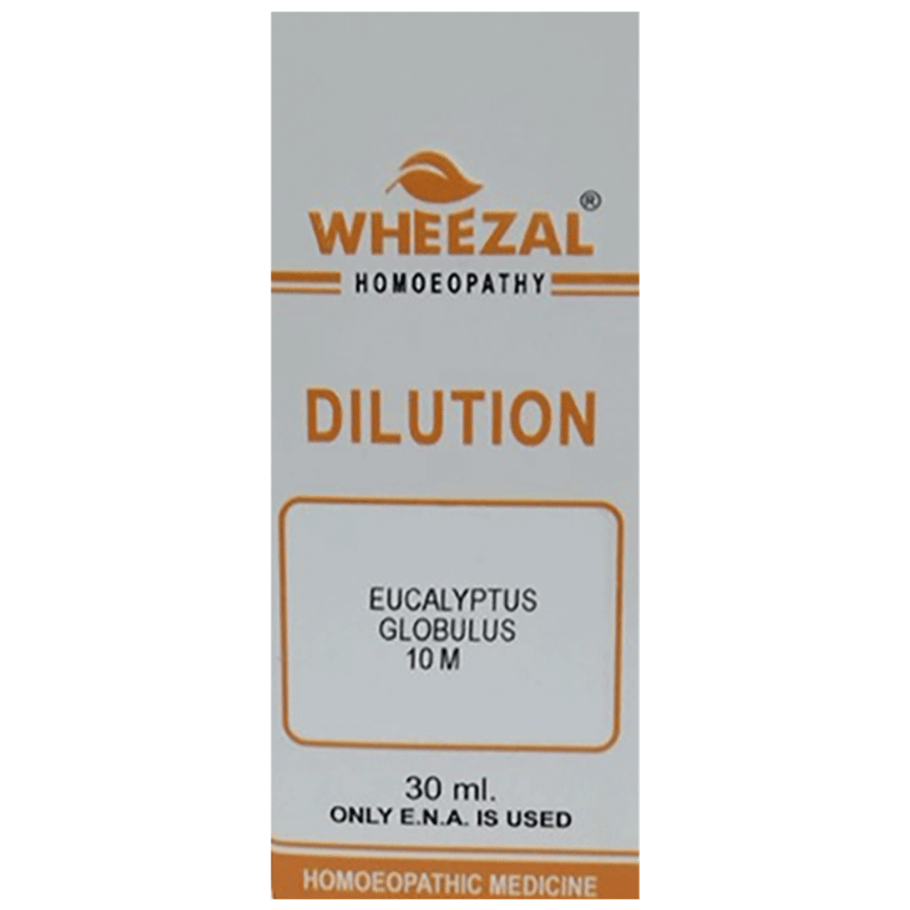 Wheezal Eucalyptus Globulus Dilution 10M bottle of 30 ml Dilution