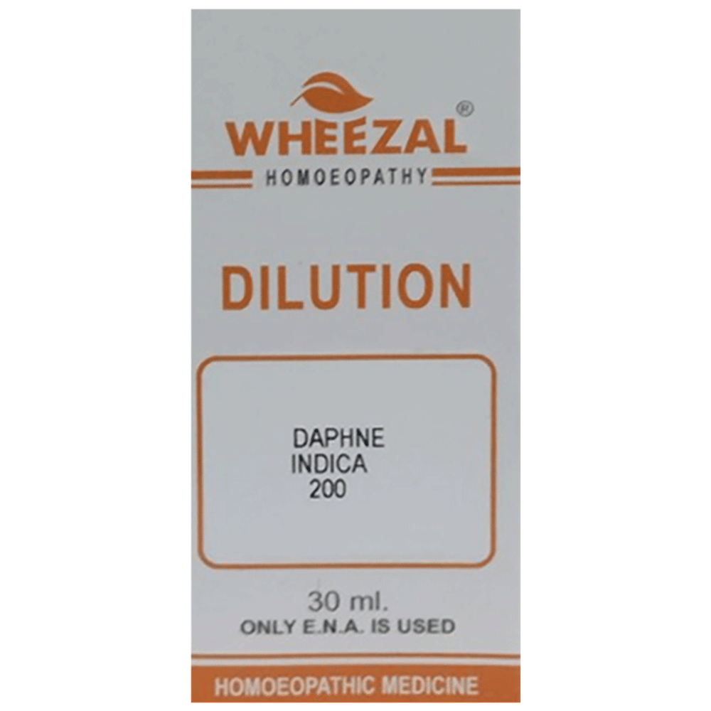 Wheezal Daphne indica Dilution 200 bottle of 30 ml Dilution Wheezal Daphne indica Dilution 200 bottle of 30 ml Dilution
