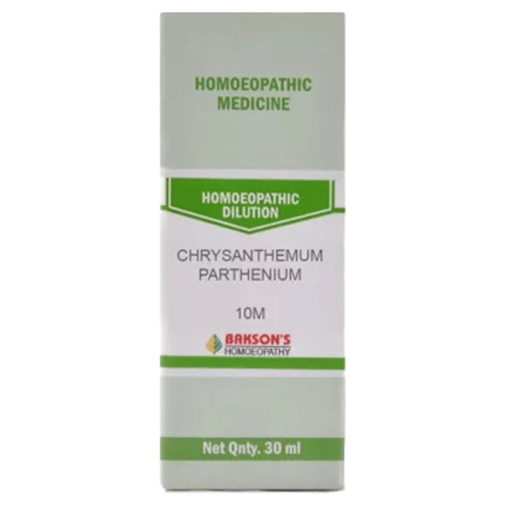 Bakson's Homeopathy Chrysanthemum Parthenium Dilution 10M bottle of 30 ml Dilution