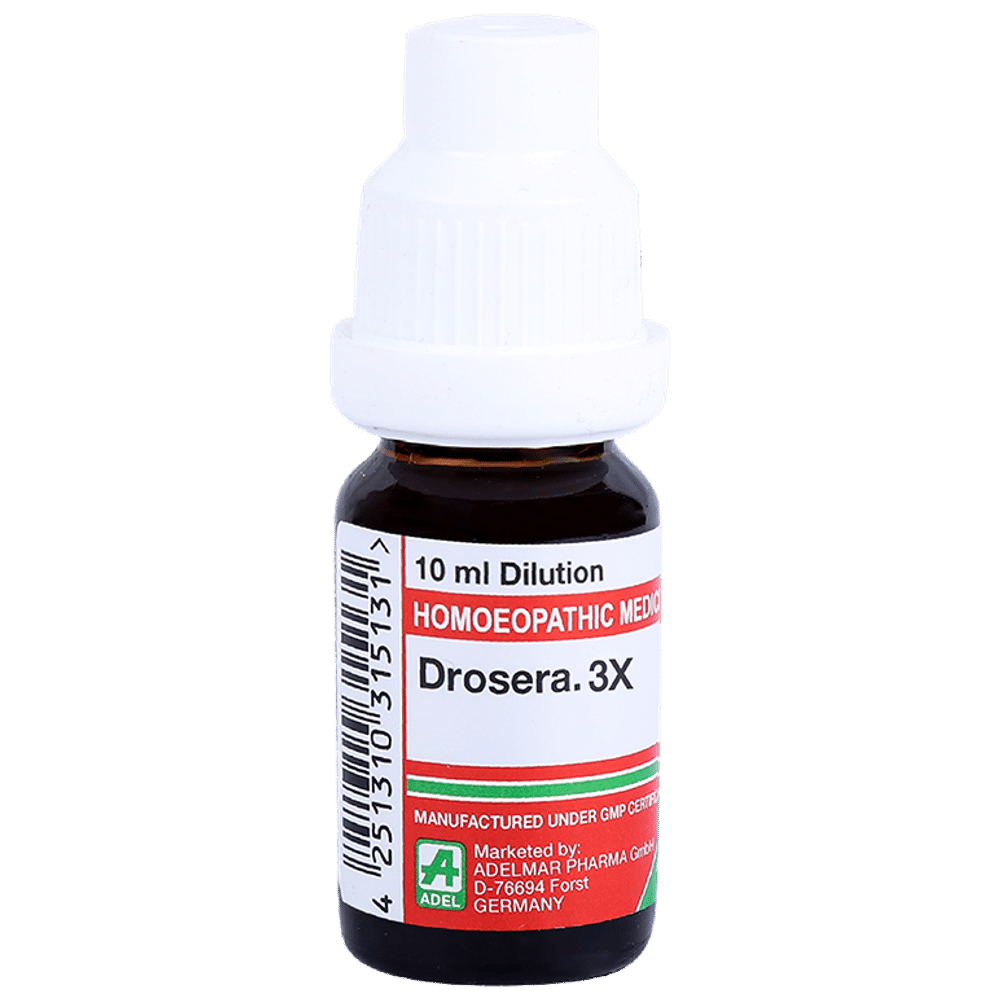 ADEL Drosera Dilution 3X bottle of 10 ml Dilution ADEL Drosera Dilution 3X bottle of 10 ml Dilution