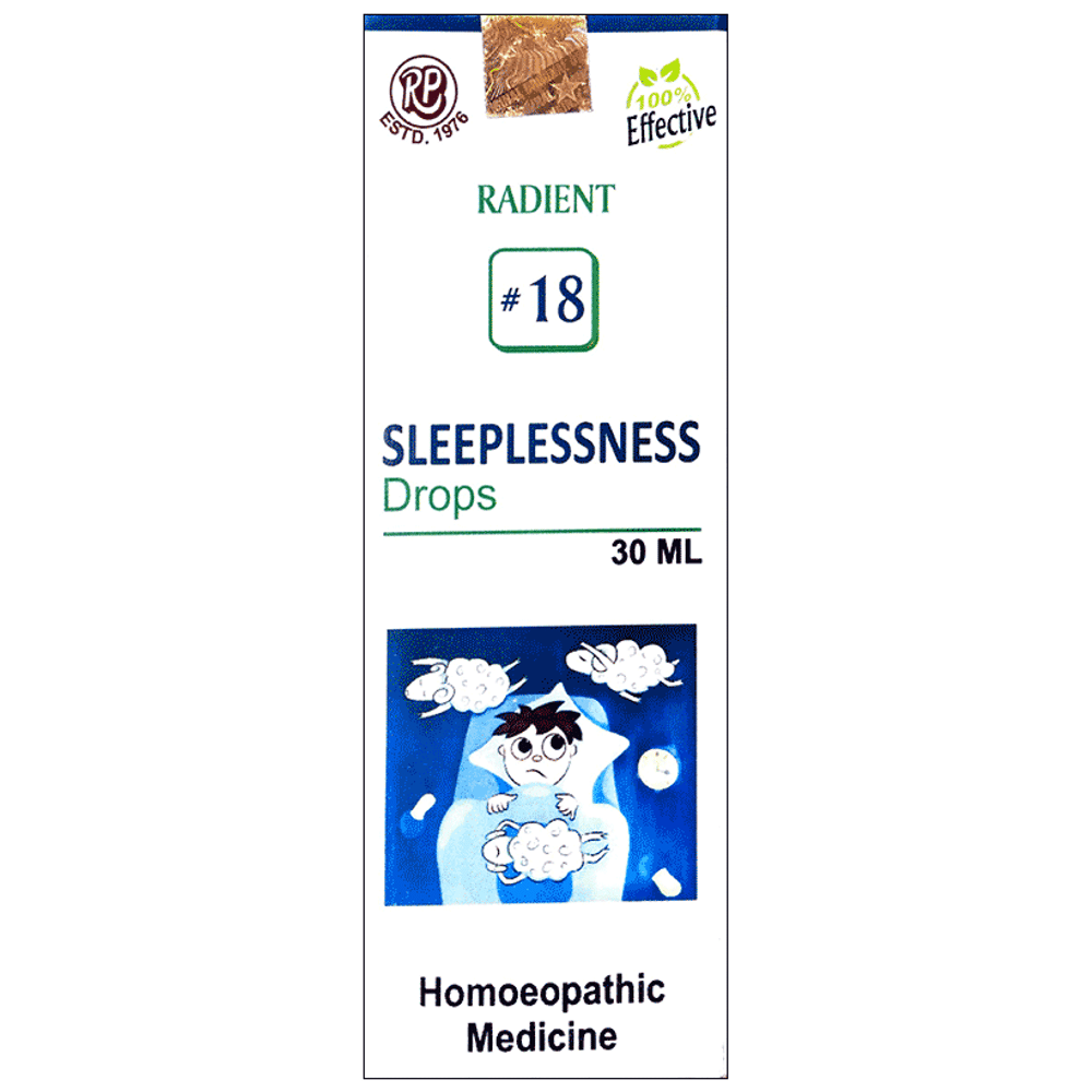Radient 18 Sleeplessness Oral Drops bottle of 30 ml Oral Drops