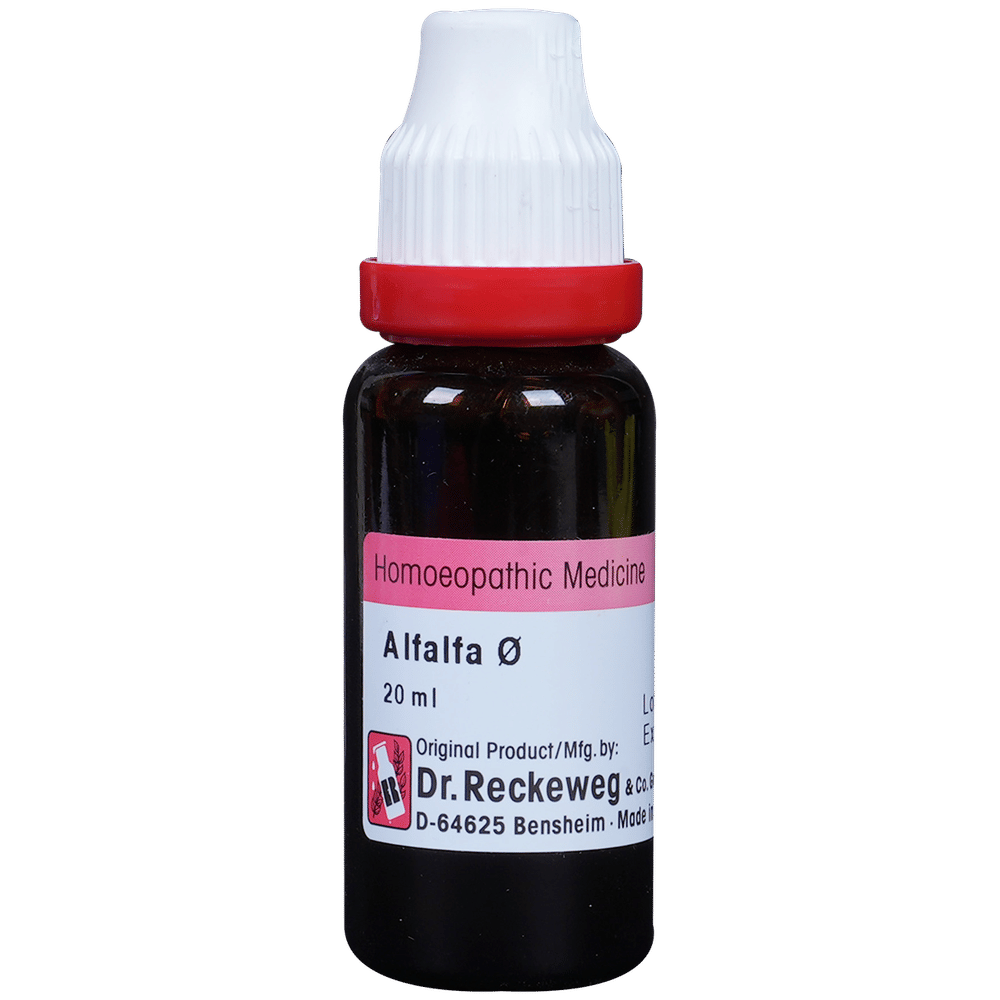Dr. Reckeweg Alfalfa Mother Tincture Q bottle of 20 ml Mother Tincture