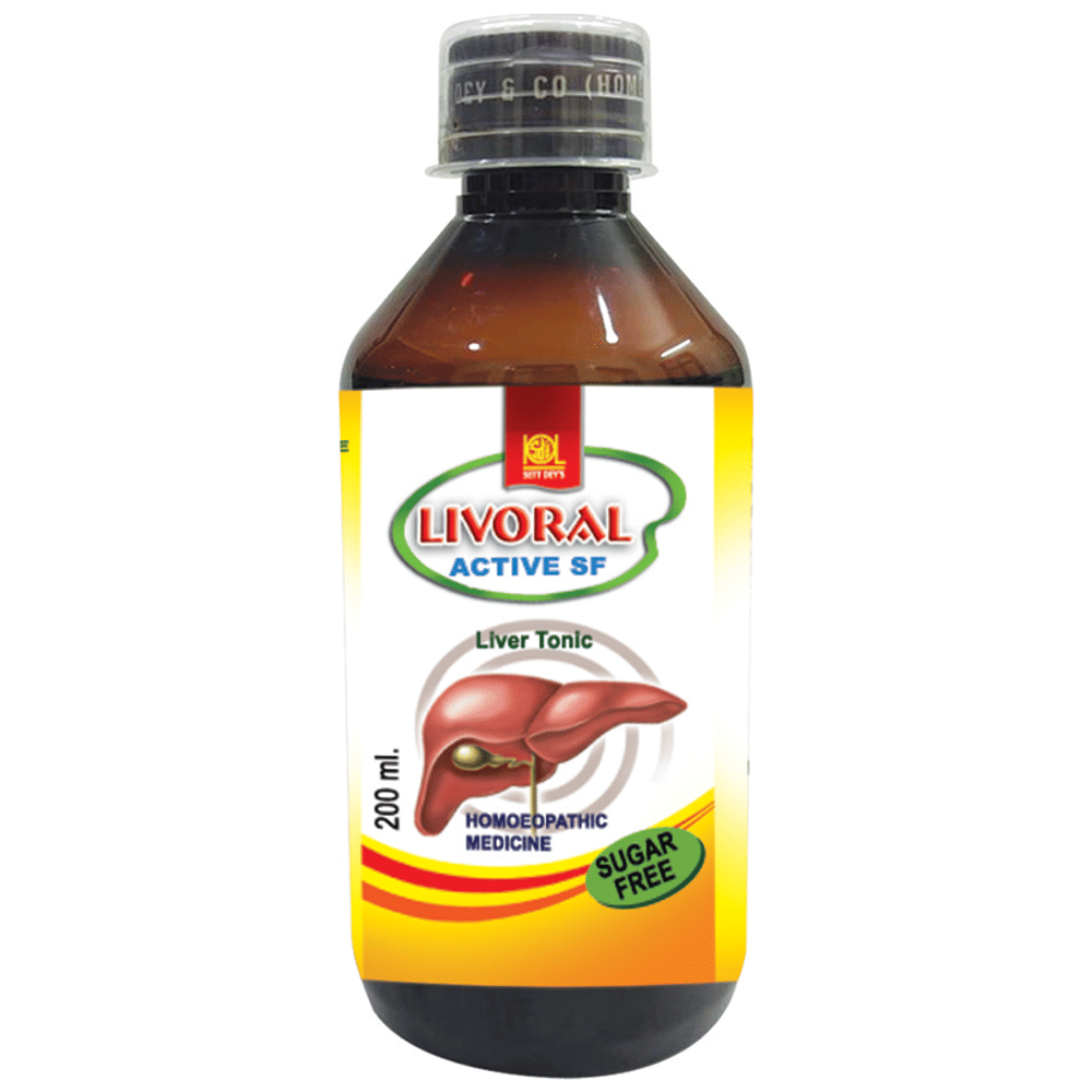 Sett Dey Livoral Sugar Free  Syrup bottle of 200 ml Syrup
