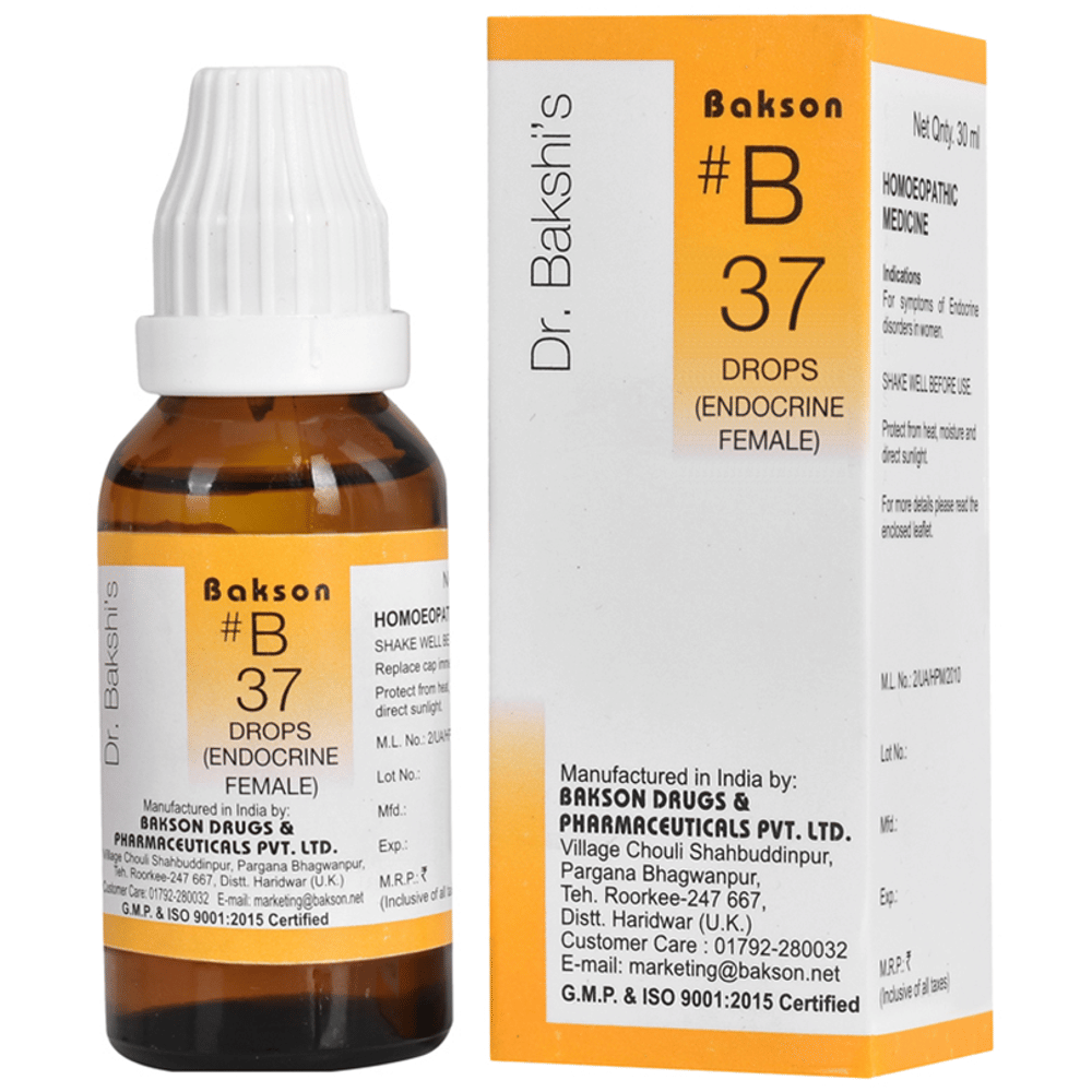 Bakson B37 Endocrine Female Drop bottle of 30 ml Drop