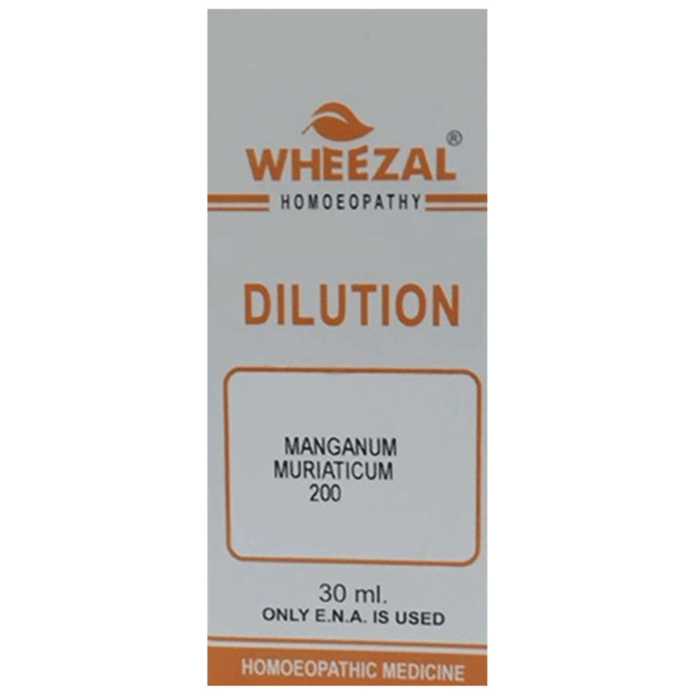 Wheezal Manganum Muricatium Dilution 200 bottle of 30 ml Dilution