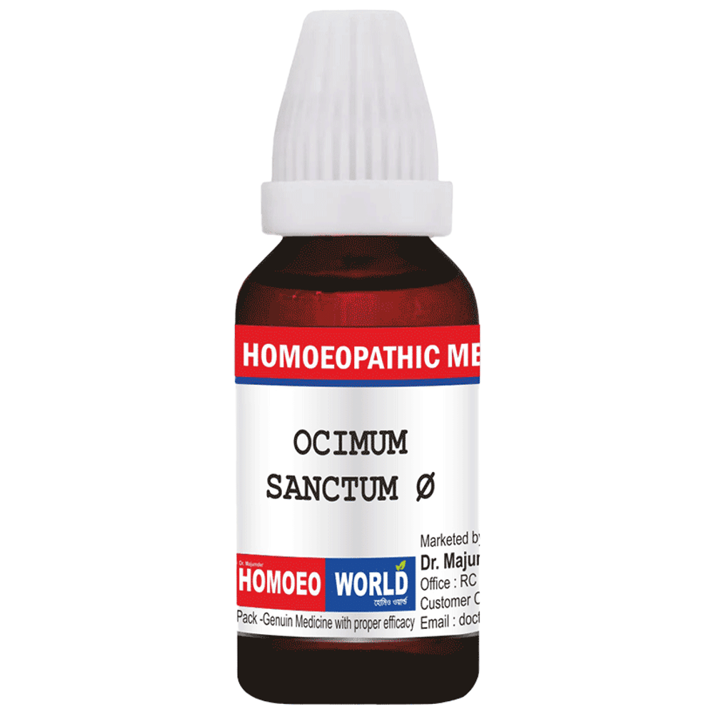 Dr. Majumder Homeo World Ocimum Sanctum Mother Tincture (30ml Each) Q box of 1 Bottle