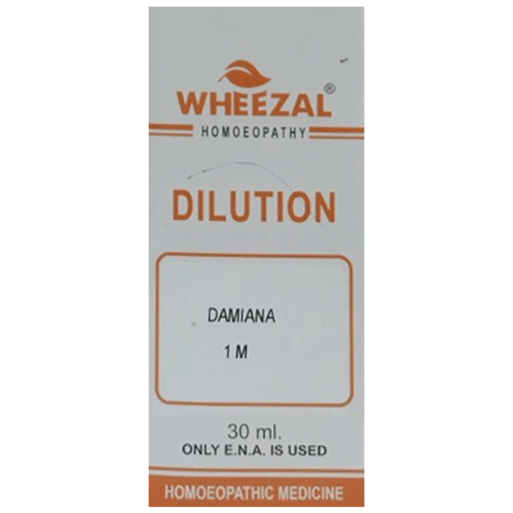 Wheezal Damiana Dilution 1M bottle of 30 ml Dilution