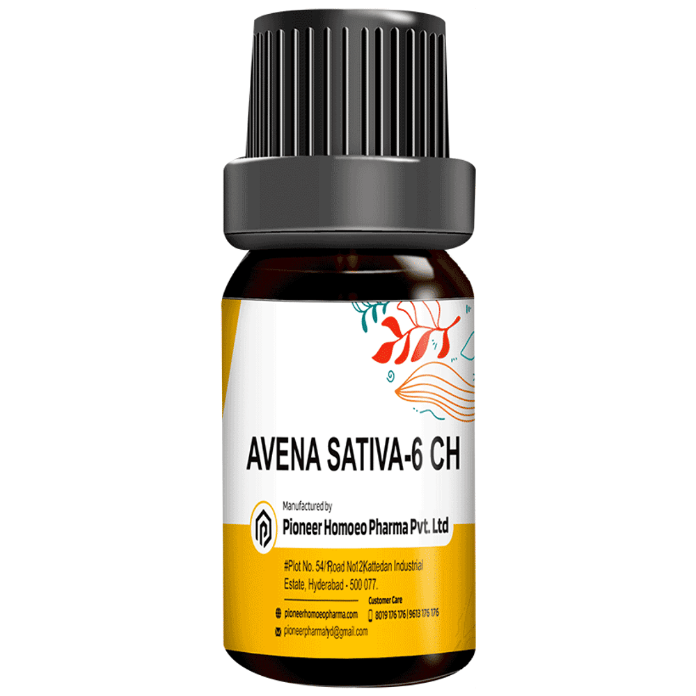 Pioneer Pharma Avena Sativa Globules Pellets Multidose Pills 6 CH bottle of 150 tablets