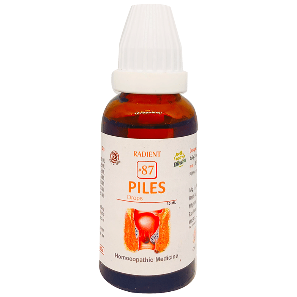 Radient #87 Piles Drops bottle of 30 ml Oral Drops