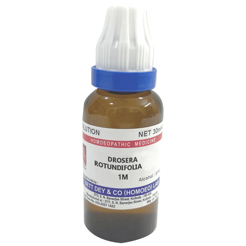 Sett Dey Drosera Rotundifolia Dilution 1M bottle of 30 ml Dilution