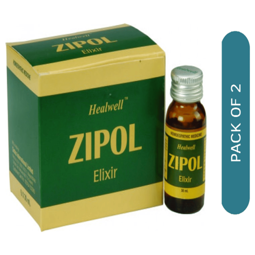 Healwell Zipol Elixir bottle of 30 ml Elixir