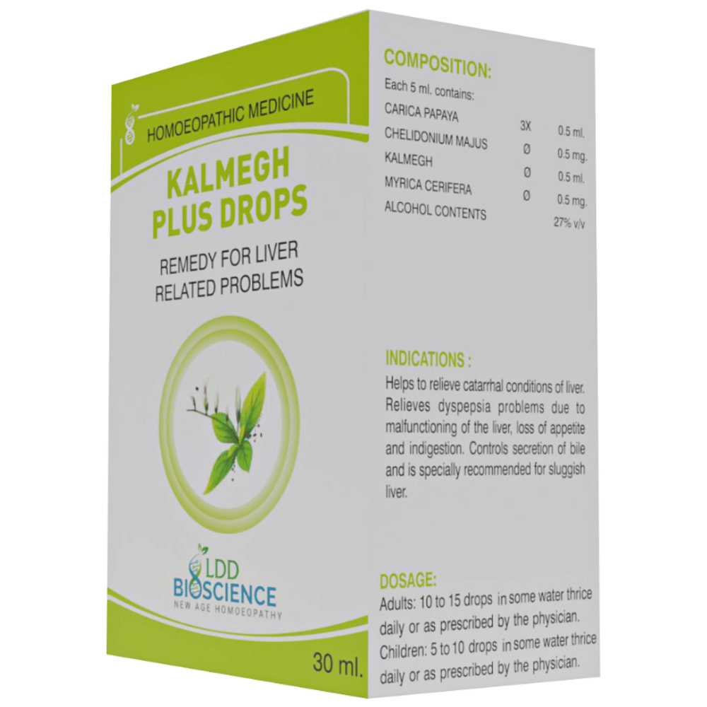 LDD Bioscience Kalmegh Plus Drops (30ml Each) Buy 5 get 1 Free combo pack of 6 bottles