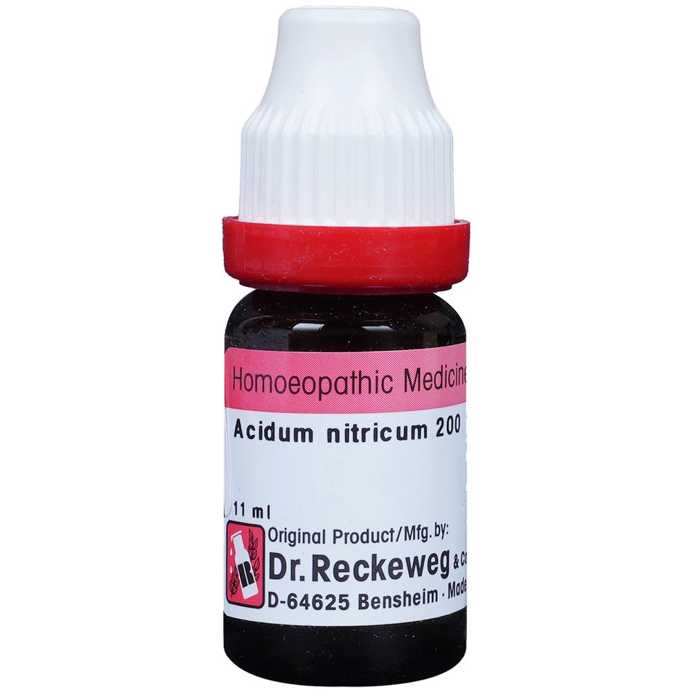 Dr. Reckeweg Acid Nitricum Dilution 200 CH bottle of 11 ml Dilution