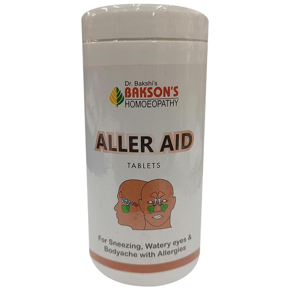 Bakson's Homeopathy Aller Aid Tablet bottle of 110 gm Tablet