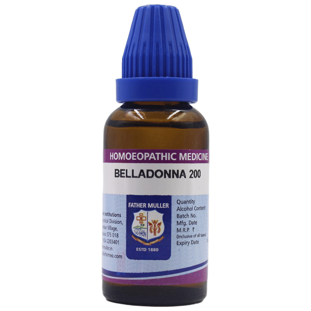 Father Muller Belladonna Drop 200 bottle of 30 ml Oral Drops