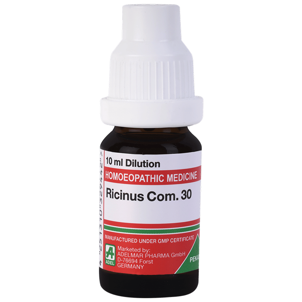 ADEL Ricinus Com. Dilution 30 bottle of 10 ml Dilution ADEL Ricinus Com. Dilution 30 bottle of 10 ml Dilution