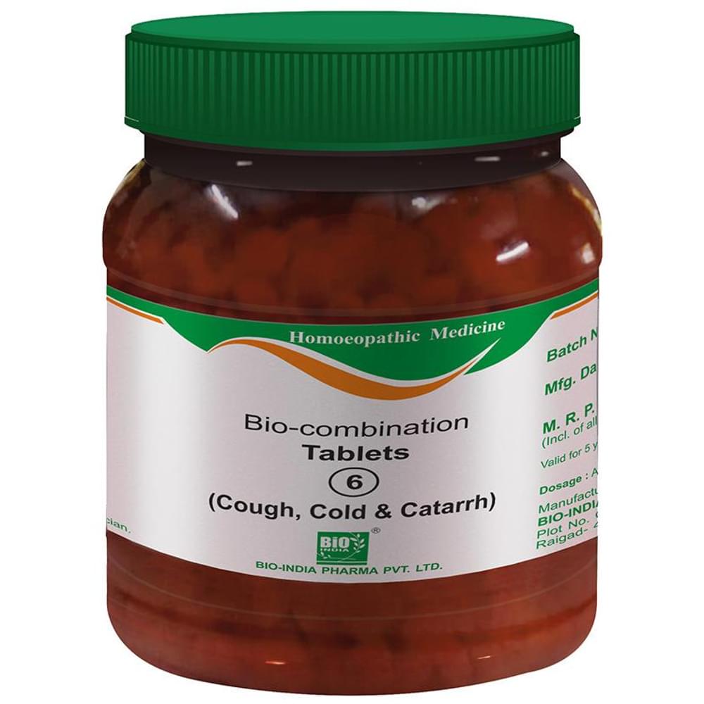 Bio India Bio-combination 6 Tablet bottle of 450 gm Biocombination Tablet