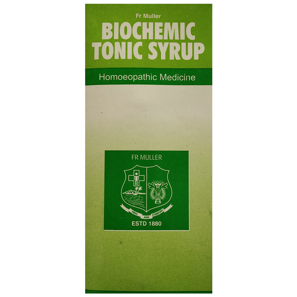 Fr Muller Biochemic Tonic Syrup bottle of 250 ml Syrup
