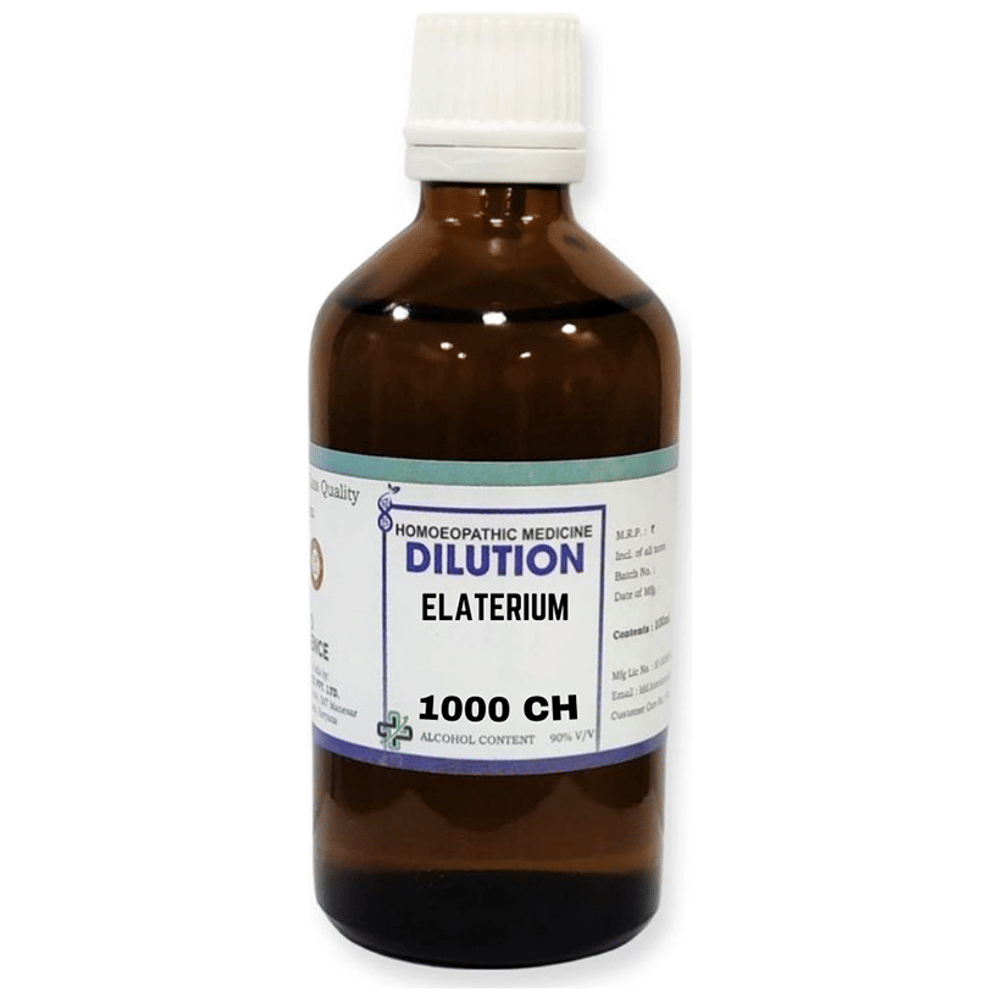 LDD Bioscience Elaterium Dilution 1000 CH bottle of 100 ml Dilution