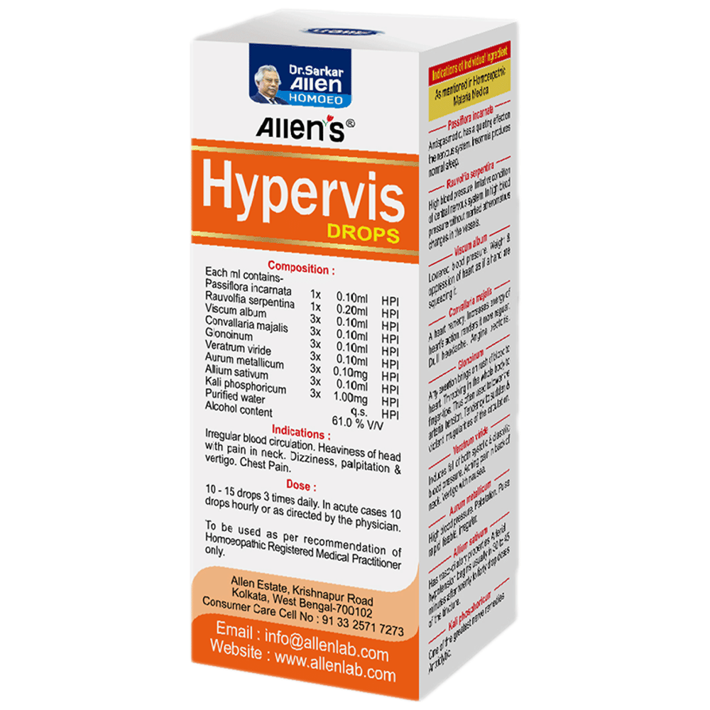 Allen's Hypervis Drop (30ml Each) combo pack of 2 bottles Allen's Hypervis Drop (30ml Each) combo pack of 2 bottles