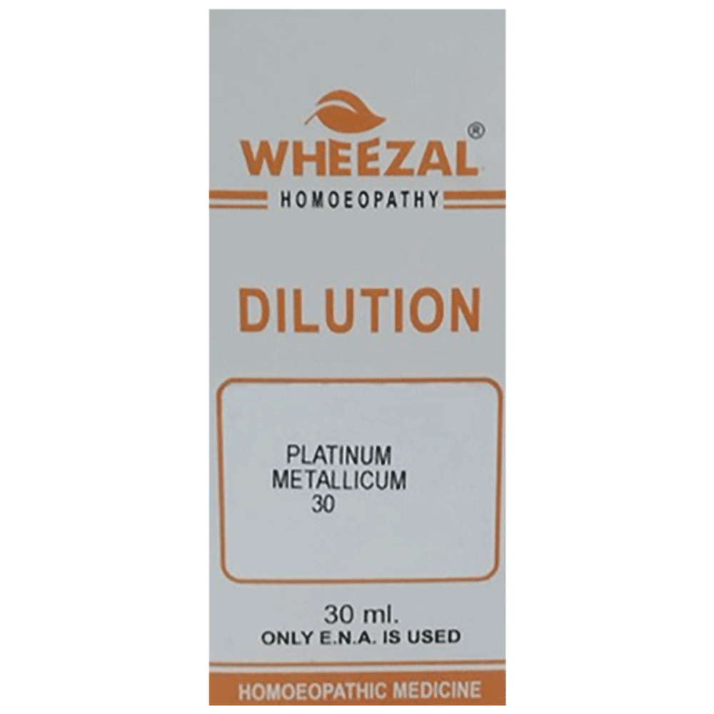 Wheezal Platinum Metallicum Dilution 30 bottle of 30 ml Dilution